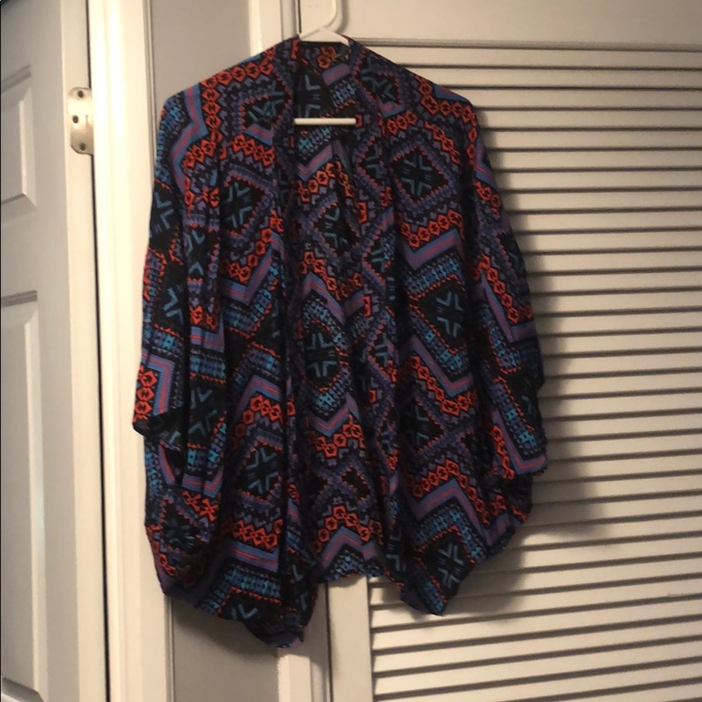 The most fun kimono! Like new, from express